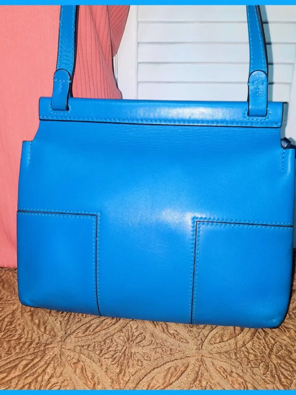 Tory Burch Blue Crossbody Tory Burch Tory Burch T Block